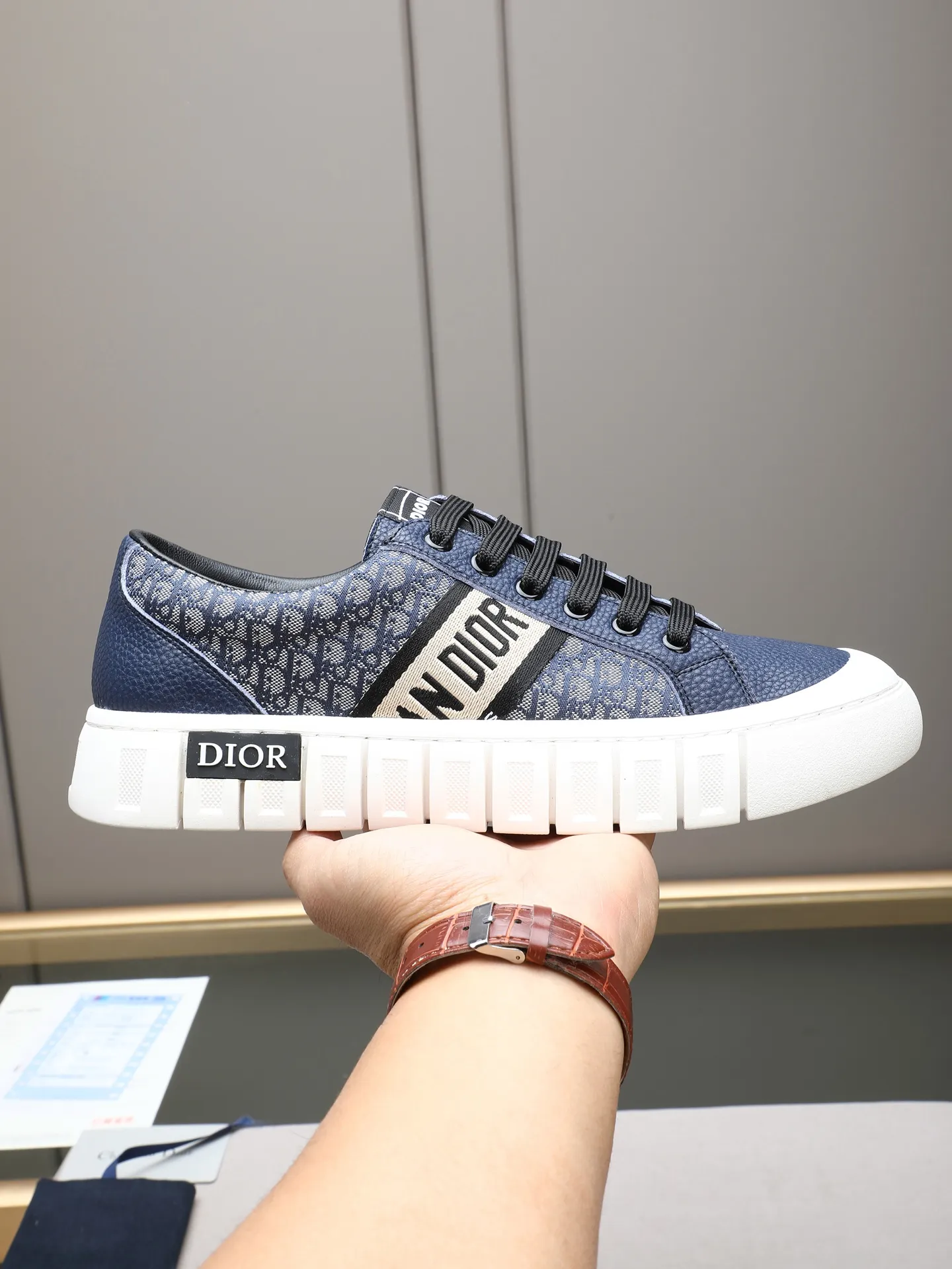PP420 2025 latest Dior🆕The latest men's casual sports shoes, the upper is made of imported cowhide➕Dior special material! Breathable sheepskin. TPU ultra-soled, lightweight and wear-resistant! Size:38-44 (45 customized)